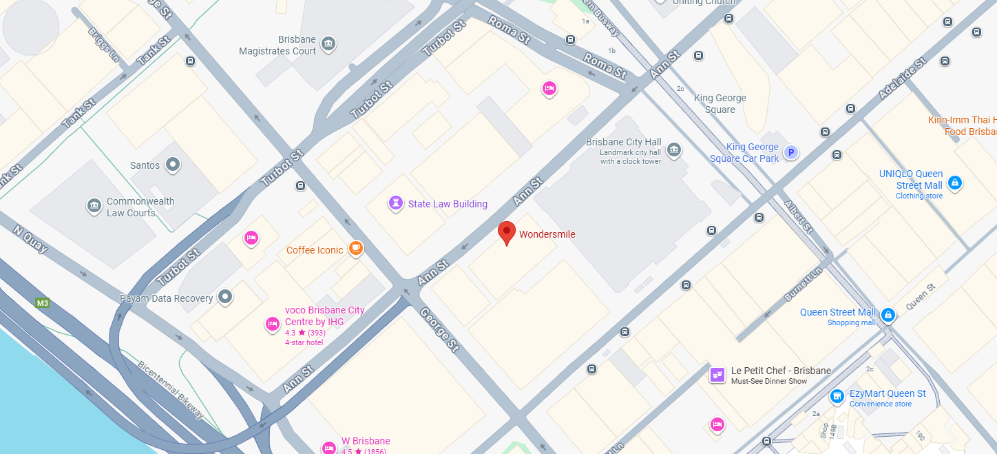 Map showing clinic location